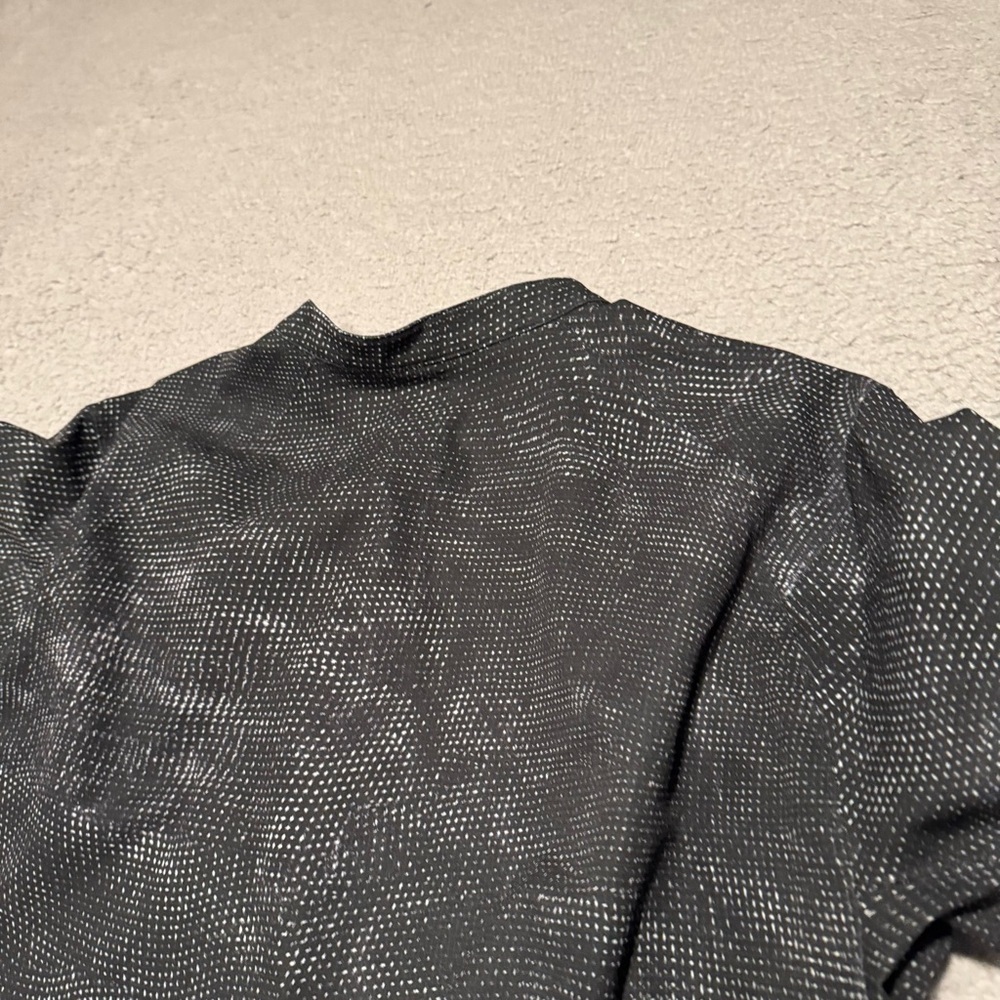 Lululemon Airing Easy Stand Collar Shirt Mens Size M Digital Drift Black Multi - Picture 7 of 10